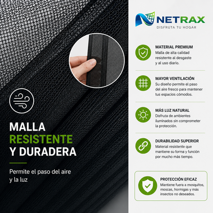 Cortina Mosquitera- NETRAX AIRSCREEN