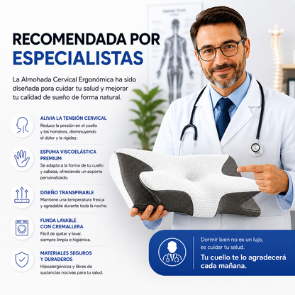 Almohada cervical ergonómica Netrax