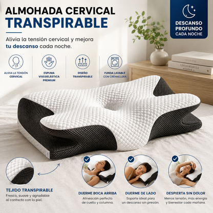 Almohada cervical ergonómica Netrax