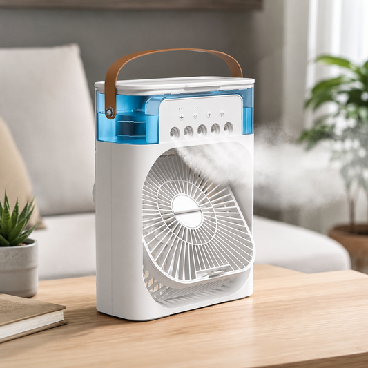 Ventilador Climatizador con pulverizador portátil Netrax